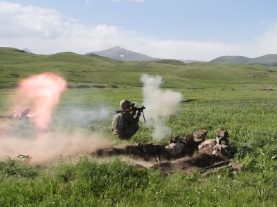 Երկու օր ցուցադրական մարտավարական զորավարժություն է իրականացվել