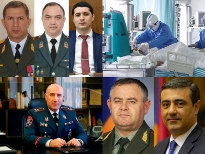 Dismissals of heads of Armenia police, NSS, and general staff of Armed Forces, update on COVID-19, 08.06.20 digest