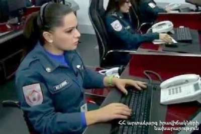 Նոր Նորքի 2-րդ զանգվածում «Հոնդա» ավտոմեքենան այրվել է
