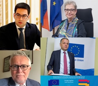 Ռուստամ Բադասյանը ԵՄ գործընկերների հետ քննարկել է ՀՀ-ում բարեփոխումների ընթացքը, այդ թվում ՍԴ-ում ստեղծված վիճակը
