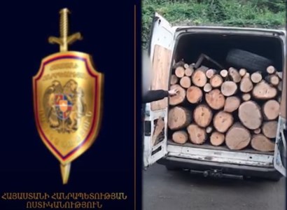 Թումանյանի ոստիկանները հետապնդել ու բռնել են ապօրինի փայտանյութ տեղափոխող տղամարդուն