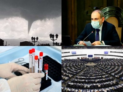 Armenia to receive help from Georgia in COVID-19 fight, tornado noticed in Armenia's Gavar, 11.06.20 digest
