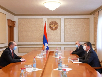 Արցախի նախագահը ՀՀ ԱԽ քարտուղար Արմեն Գրիգորյանի հետ քննարկել է պարենային անվտանգության խնդիրները