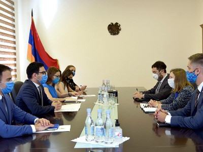 Ռուստամ Բադասյանն ԱՄՆ դեսպանի հետ քննարկել է ոստիկանության ոլորտի բարեփոխումները