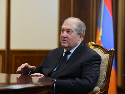 Ես համոզված եմ, որ նախագահի ինստիտուտը պետք է դուրս լինի քաղաքական բանավեճերից. Արմեն Սարգսյան
