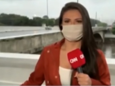 Անտուն տղամարդը կողոպտել է CNN-ի թղթակցին Բրազիլիայում՝ դանակով սպառնալով նրան ուղիղ եթերում