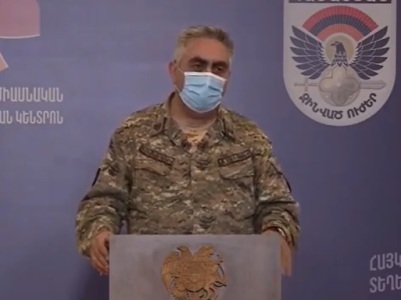 50-ից ավելի հրետանային արկեր են կիրառվել հայկական 5-6 բնակավայրերի նկատմամբ. Արծրուն Հովհաննիսյան
