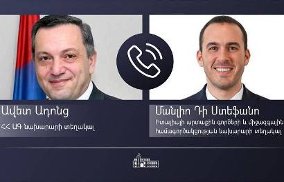 ԱԳ նախարարի տեղակալն իր իտալացի գործընկերոջը ներկայացրեց հայ-ադրբաջանական սահմանին տիրող իրավիճակը