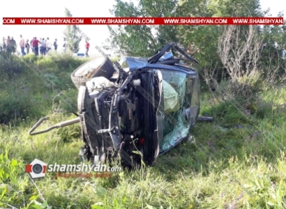 Երևան-Սևան ավտոճանապարհին Suzuki-ն 30 մետր մի քանի պտույտ գլորվելով՝ կողաշրջված վիճակում հայտնվել է ձորակում