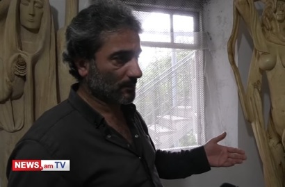 Մահացած ծառերի շնչող բները. լոռեցի Արարատի յուրօրինակ արվեստանոցը