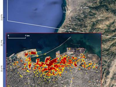 NASA maps Beirut blast damage by using satellite data