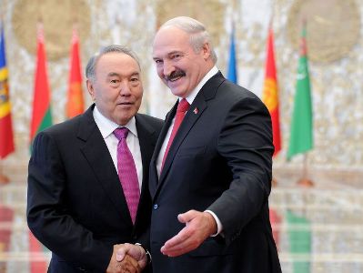 Kazakhstan's Nazarbayev congratulates Lukashenko on reelection