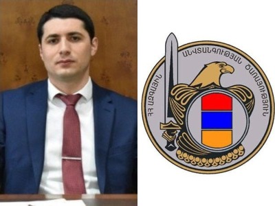 Vice-chairman of Armenia Investigative Committee to be appointed National Security Service deputy director