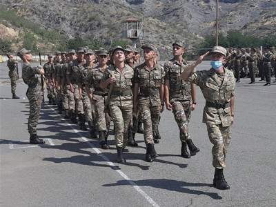 ՊԲ արևելյան ուղղությամբ տեղակայված զորամասում տեղի է ունեցել հանդիսավոր միջոցառում՝ նվիրված նորակոչիկների երդմանը