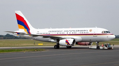 Armenia government plane is modified in Czech Rep