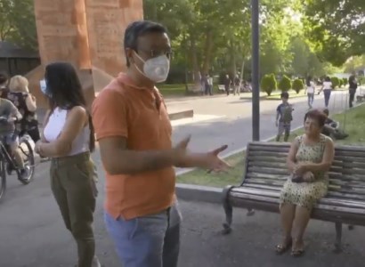 Armenian opposition party's Yerevan council meeting with citizens