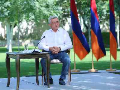Armenia ex-President Sargsyan on April 2016 war: I was informed on plane about hostilities
