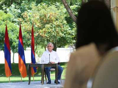 Armenia 3rd President on Karabakh President's statement on UAVs in skies in Stepanakert