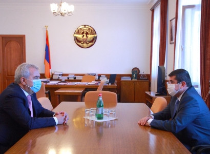 Karabakh President receives chair of Armenia Parliament's Standing Committee on Defense and Security