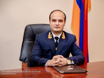 Armenia Deputy Prosecutor General sacked