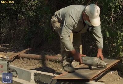 Houses damaged by Azerbaijan shelling in Armenia’s Tavush are being repaired