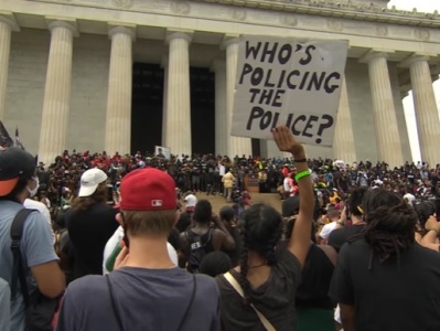 Thousands march in Washington to protest racially motivated violence