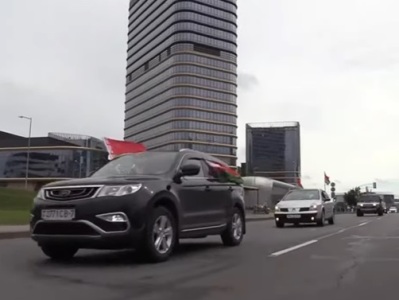 Մինսկում ի աջակցություն Լուկաշենկոյի ավտոերթ է սկսվել