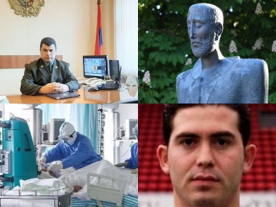 Latest on Covid-19 in Armenia, Komitas statue symbolizing Armenian Genocide in Paris desecrated, 31.08.20 digest