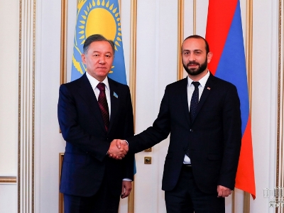 Armenian parliament speaker congratulates his Kazakh counterpart on birthday