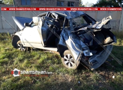 Գեղարքունիքի մարզում 21-ամյա վարորդը ВАЗ 21101-ով մի քանի պտույտ շրջվելով՝ հայտնվել է փոսում. կա վիրավոր