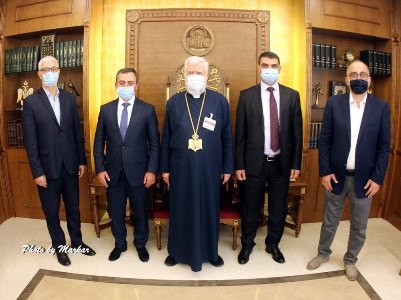 ARF-D representative meets with His Holiness Aram I in Beirut