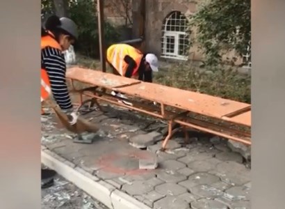 Քանաքեռ-Զեյթունում կոտրել են կանգառի ապակիները