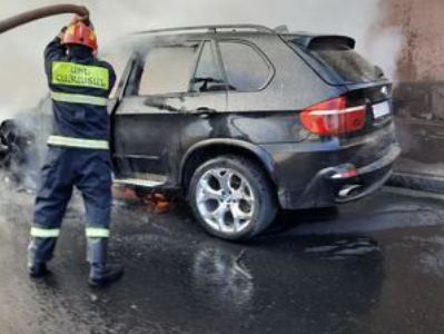 «Երեւան Սիթիի» մոտ այրվել է «BMW X5» մակնիշի ավտոմեքենան