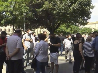 Մանրածախ առևտրով զբաղվող ձեռնարկատերերի բողոքի ակցիան