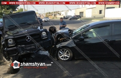 Խոշոր ավտովթար Կոտայքի մարզում. բախվել են Mercedes G500-ն ու KIA Forte-ն. կա վիրավոր