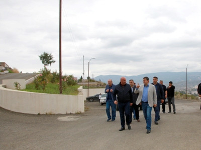 Karabakh President visits area of cemetery located in eastern sector of Stepanakert