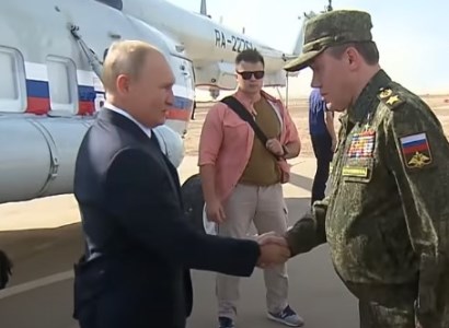 Russia's Putin following "Caucasus-2020" military exercises