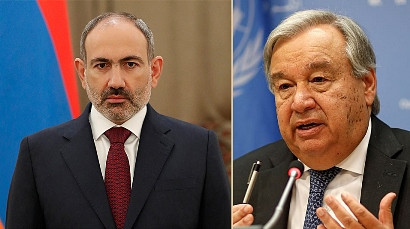 Armenia PM holds phone conversation with UN Secretary-General