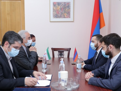 Armenian MP meets with Iran Ambassador