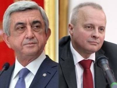 Armenia 3rd President receives Russia Ambassador