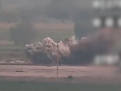 Artsakh army destroying combat positions of attacking Azerbaijan