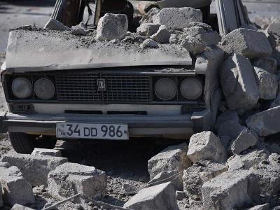 Stepanakert shelled again Saturday morning (PHOTOS)