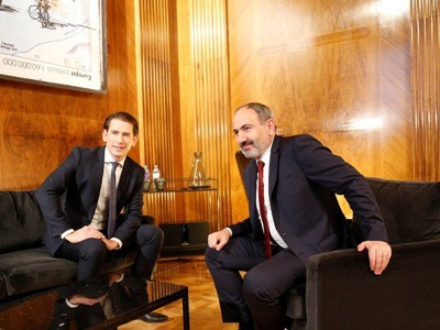 Armenia PM, Austria Chancellor discuss application of right of nations to self-determination