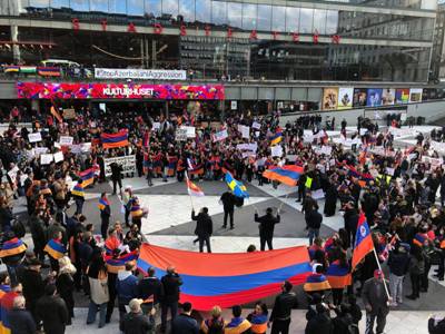 Ստոկհոլմում հայերը բողոքի ակցիա են անցկացրել  (ֆոտո)