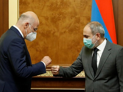 Greek FM to Pashinyan: Greece condemns foreign interferences provoking hostilities