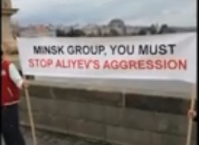 Hundreds of Armenians living in Czech Republic stages protest in Prague