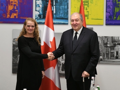Armenia President to Canada Governor General: Inspirer of Azerbaijan’s barbaric behavior is Turkey