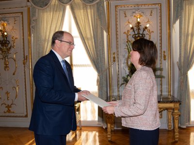 Armenia ambassador presents letter of credence to Prince Albert of Monaco