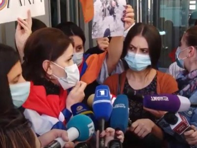 Yerevan demonstrator: Germany ambassador said matter of Artsakh's independence was also being discussed
