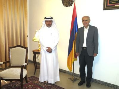 Armenia, Qatar ambassadors to Iran discuss Azerbaijan aggression against Karabakh